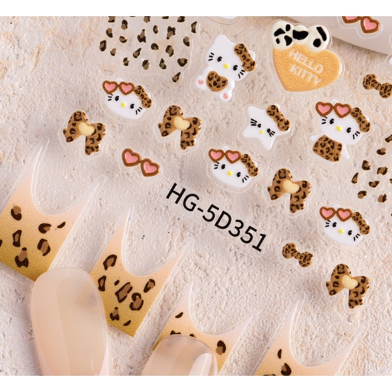 Hello Kitty 5D Nail Art Stickers