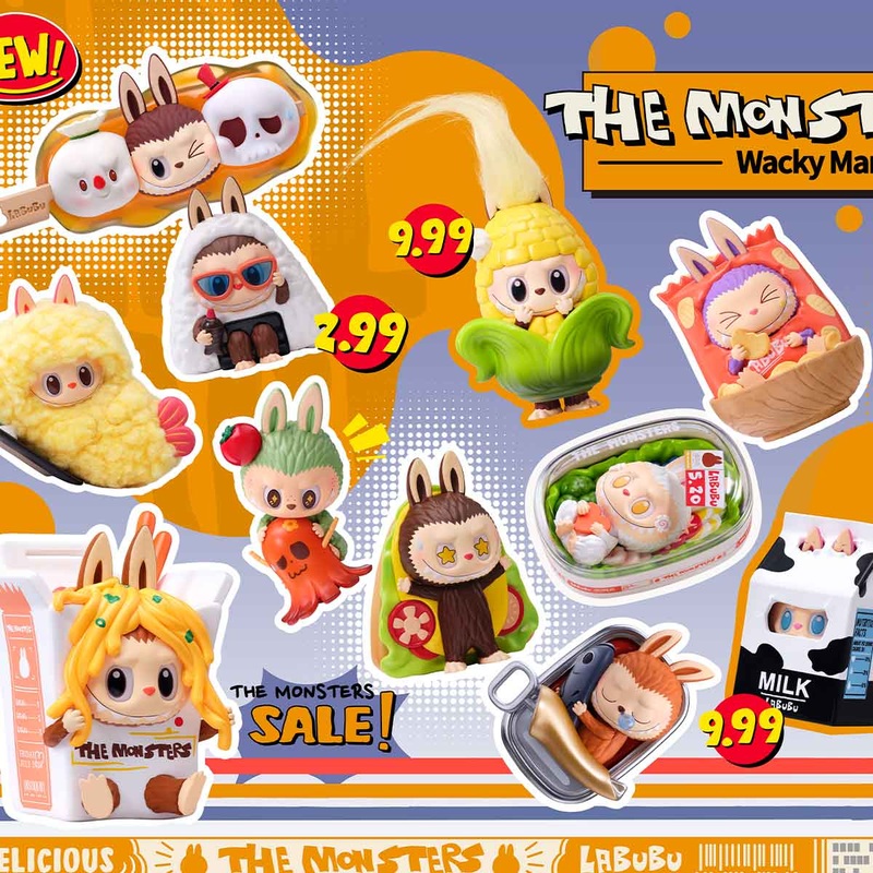 Labubu The Monsters Wacky Mart Series Figures Blindbox (Pre-Order)