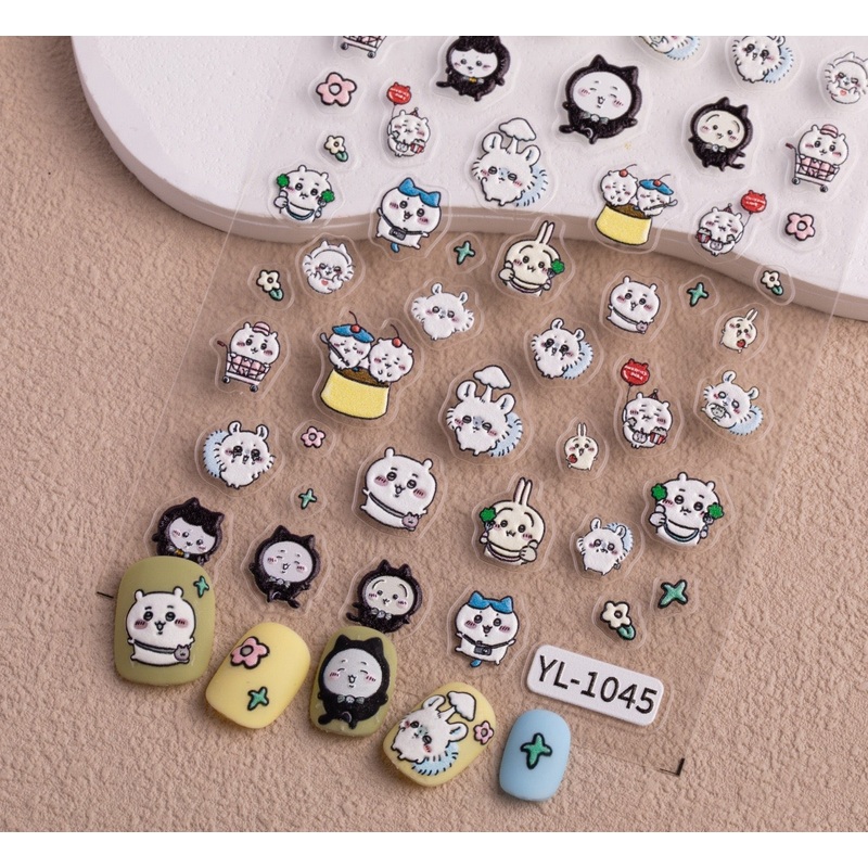 Momonga 5D Nail Art Stickers