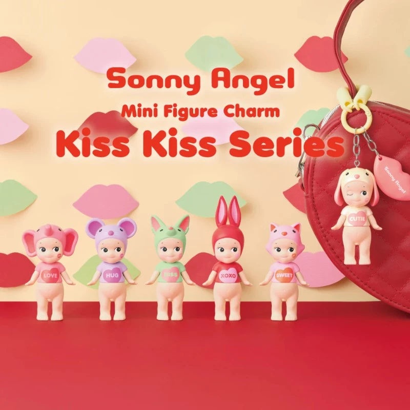 Sonny Angel Kiss Kiss Series Mini Figurine Bag Charm