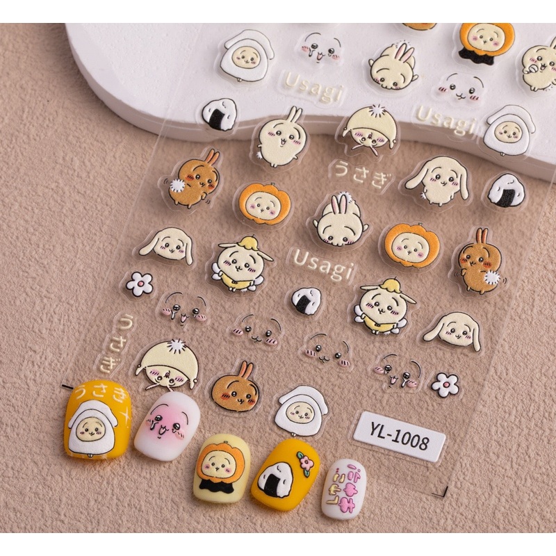 Usagi 5D Nail Art Stickers