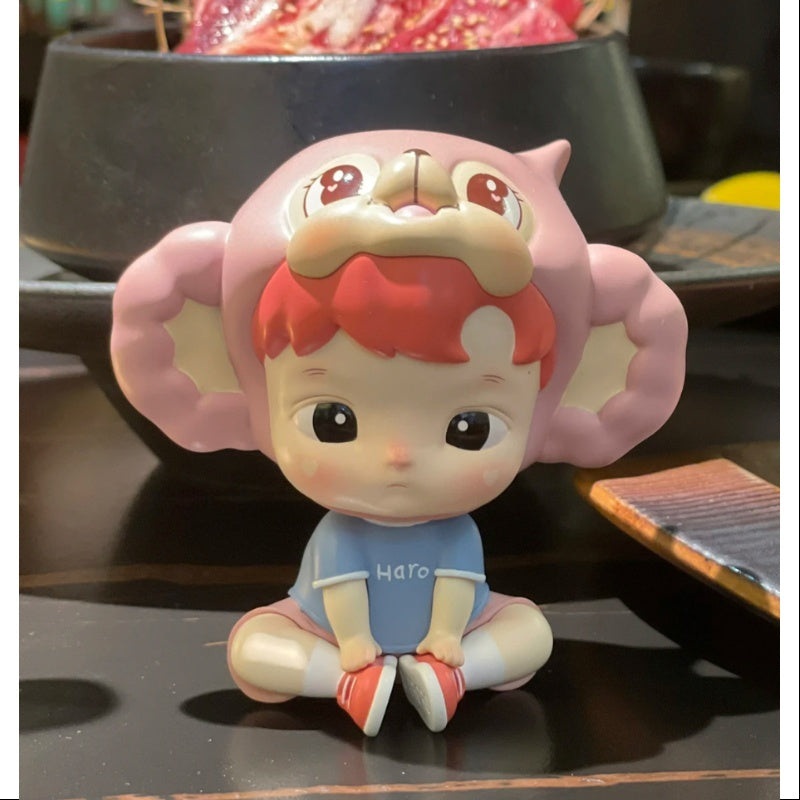 Hacipupu Little HARORO Pink Figurine 2021 Limited Edition