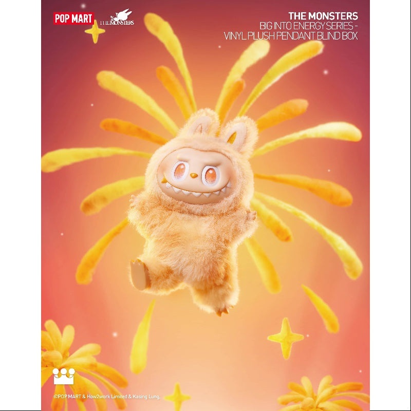 Labubu The Monsters Big into Energy Series Vinyl Plush Pendant Happiness