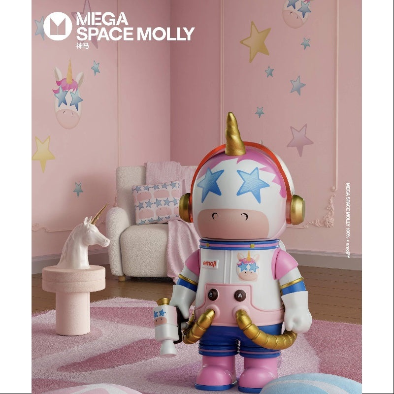 MEGA SPACE MOLLY 100% X emoji Series Secret UNICORN(1/108)