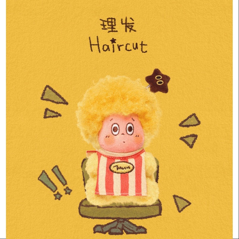 Twinkle Twinkle Be a Little Star Series Plush Pendant Haircut