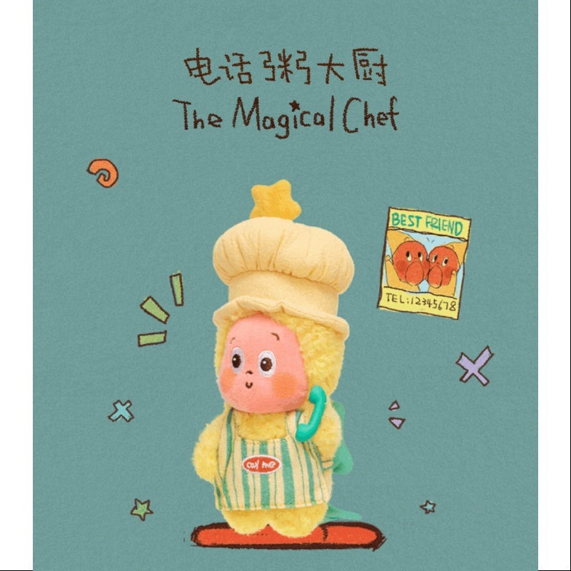 Twinkle Twinkle Be a Little Star Series Plush Pendant The Magical Chef