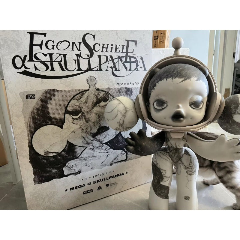 MEGA  SKULLPANDA Egon Schiele 1000% Limited Figurine