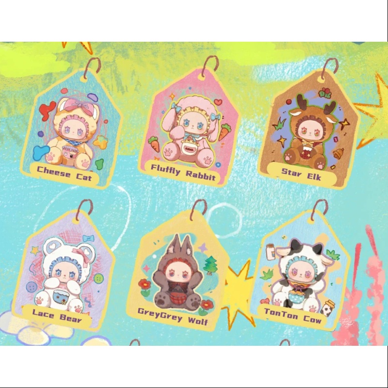 Emma Pocket Zoo Vinyl Plush Series Whole Set Opened