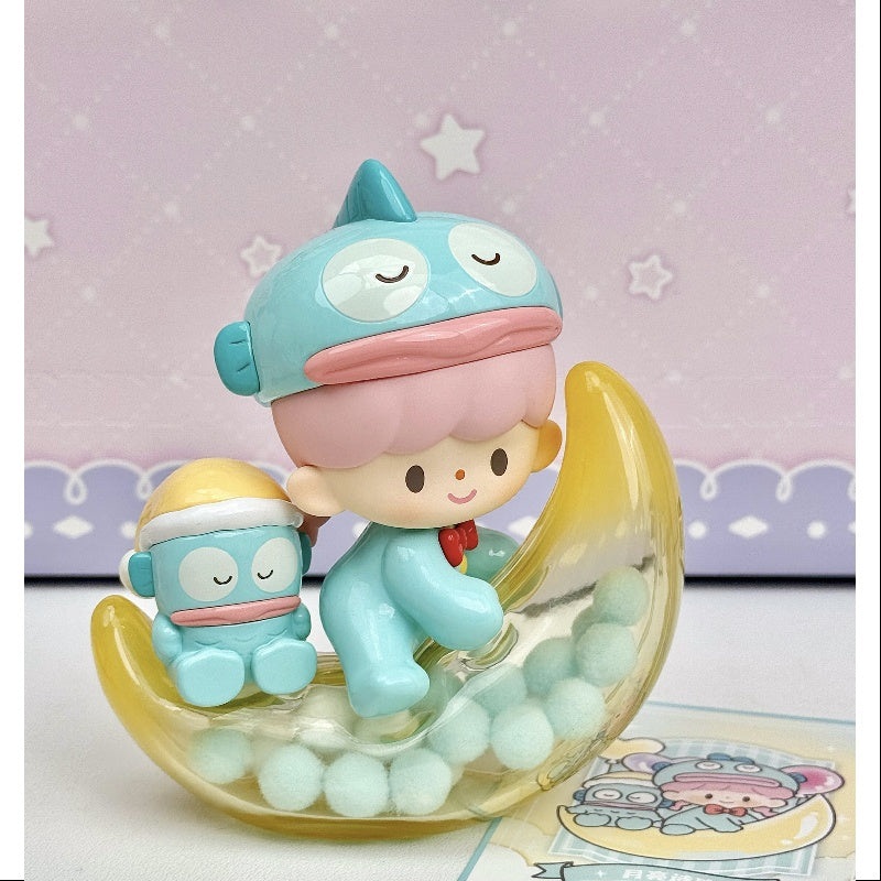 zZoton Sanrio Characters Preparation Before Bedtime Series Moon Choir Hangyodon zZoton