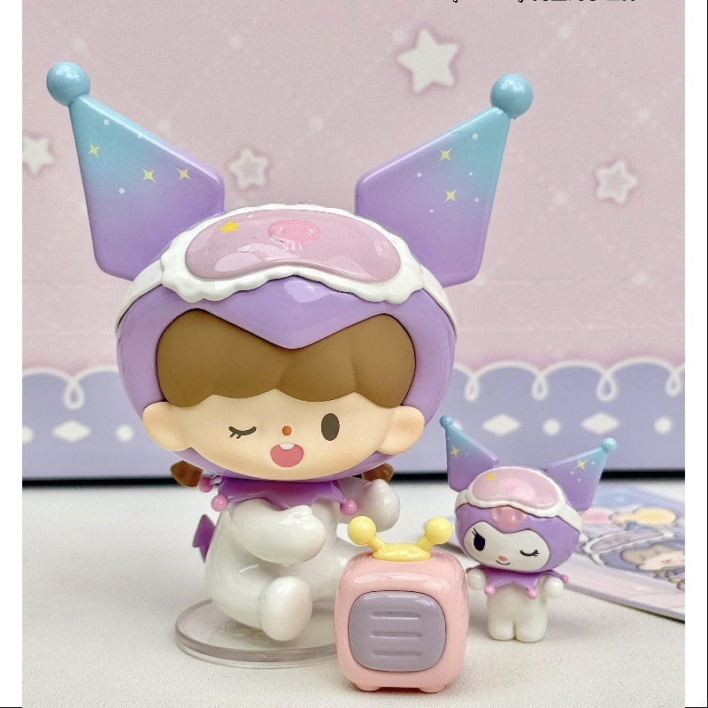 zZoton Sanrio Characters Preparation Before Bedtime Series Starry Night Radio KUROMI zZoton
