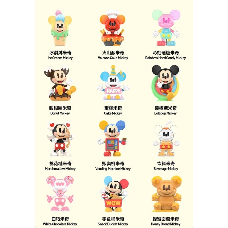 Disney Mickey Childhood of Boundless Imagination Series Whole Set Opened