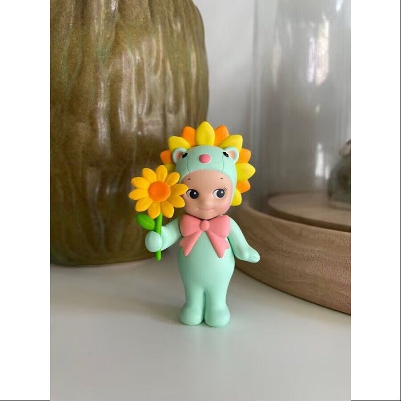 Sonny Angel Flower Gift Series Sunflower Lion Mint Green