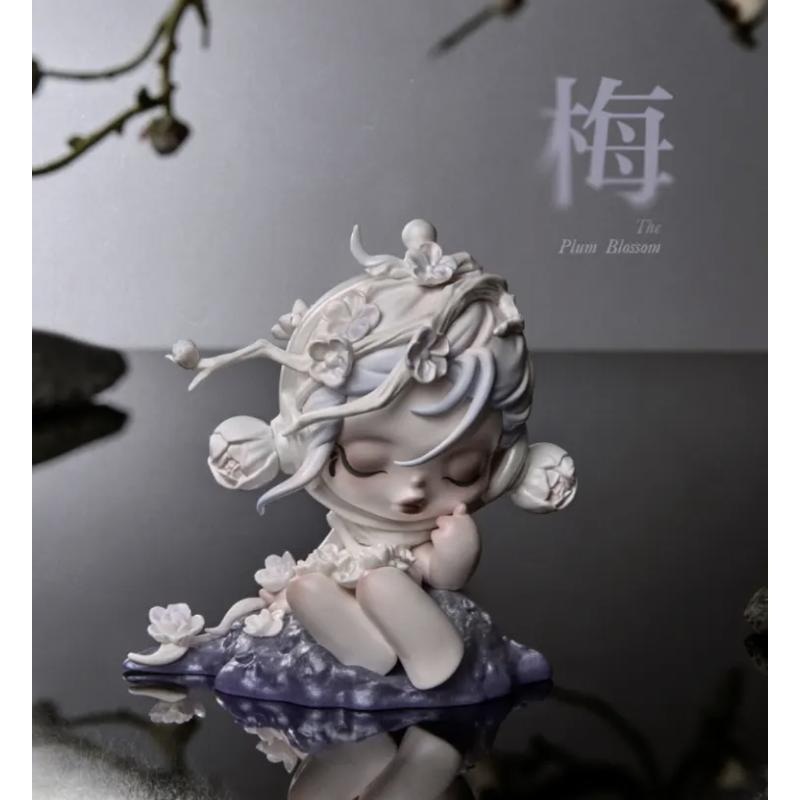 SKULLPANDA The Ink Plum Blossom Series secret The Plum Blossom Pop Mart1/144
