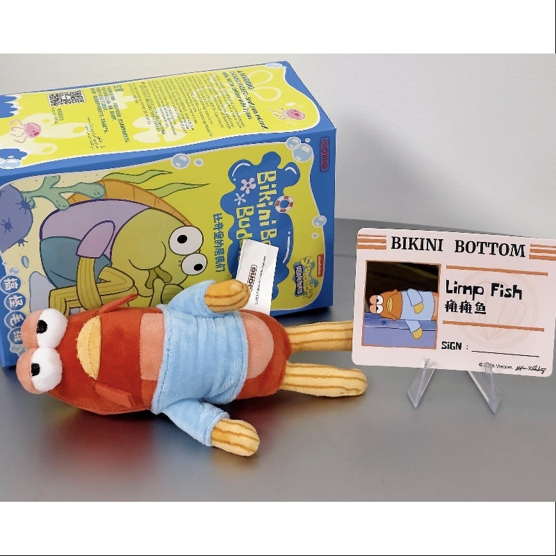 Bikini Bottom Buddies Whimsical Plush Series Limp Fish