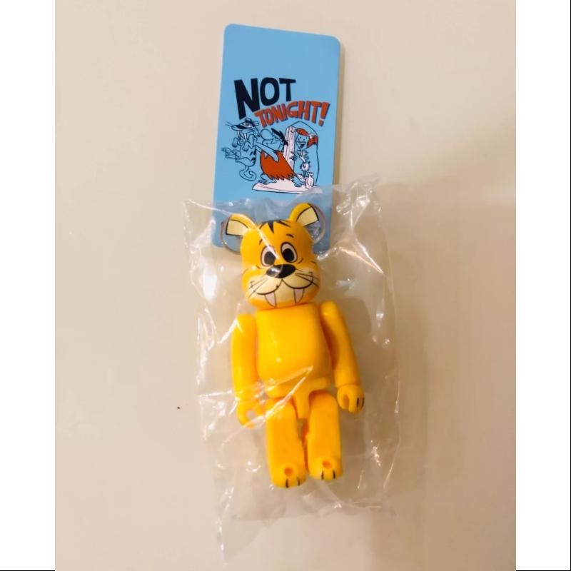 Bearbrick Series 45 ANIMAL The Flintstones yellow 100%