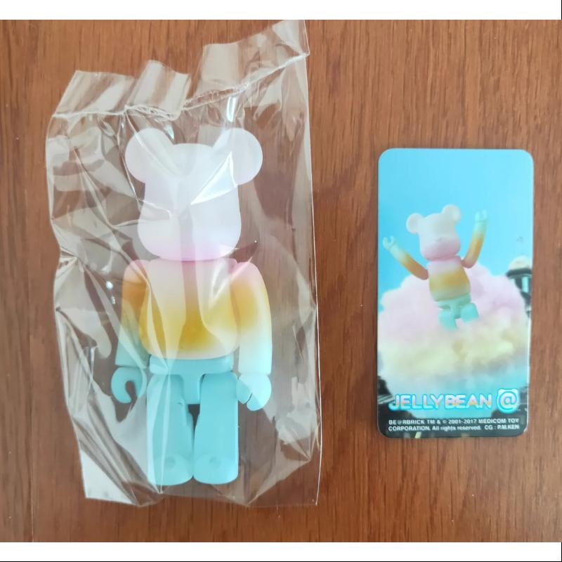 Bearbrick Series 34 JELLYBEAN Cotton Candy 100%