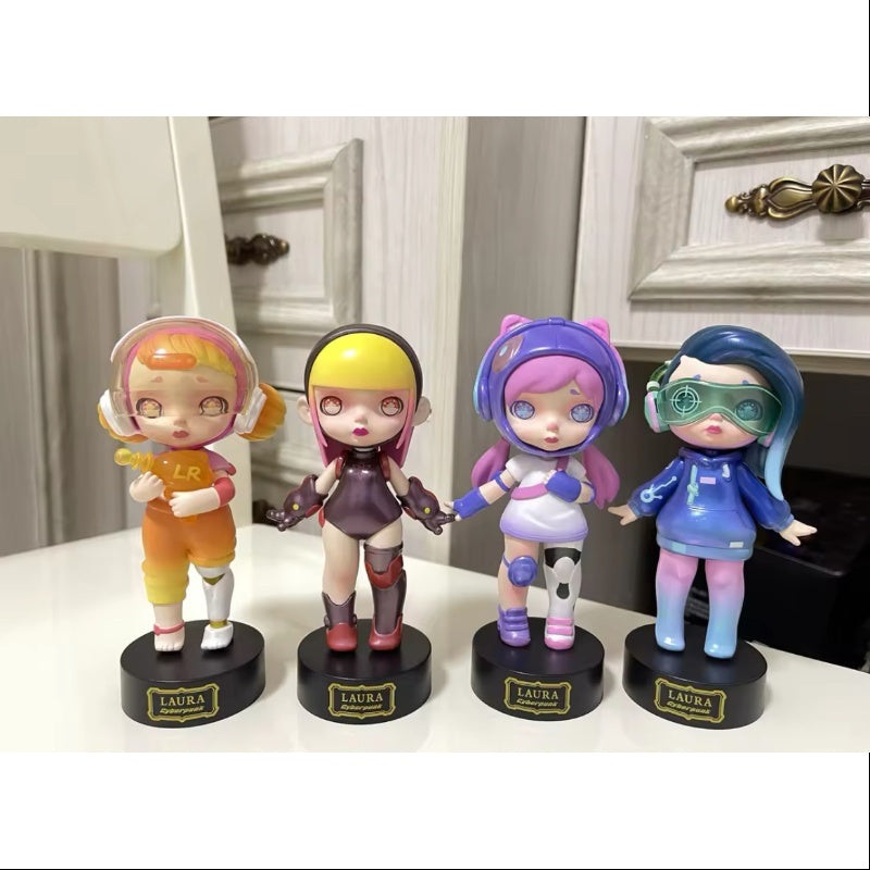 Laura Cyberpunk Space Capsule Series 1 Whole Set Opened