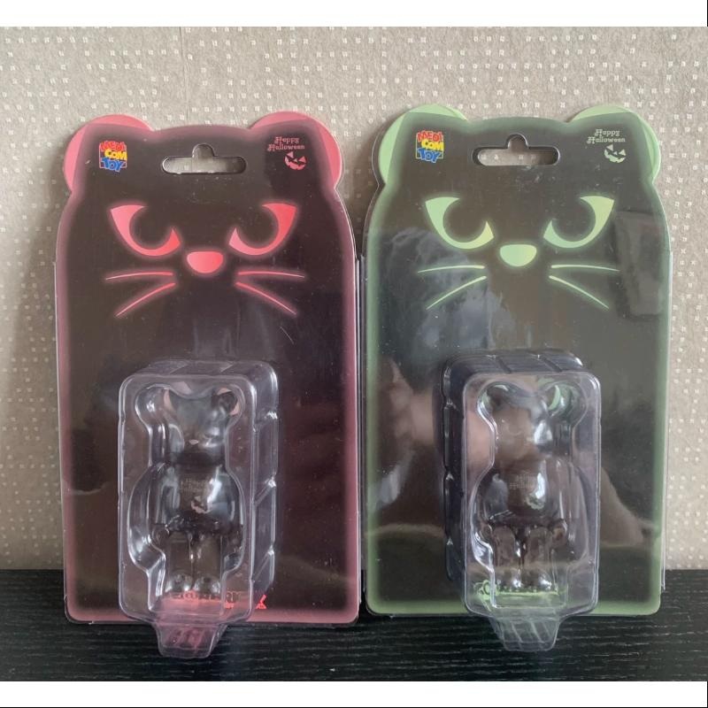 Bearbrick 2016 Halloween SET GLOW in DARK 100% Limited Medicom Be@rbrick