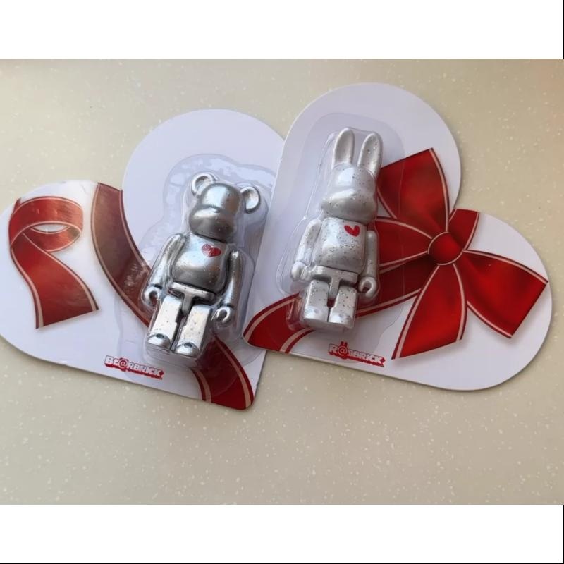 Bearbrick Valentine’s Day 20th  Anniv. Set 100% Limited Medicom Be@rbrick