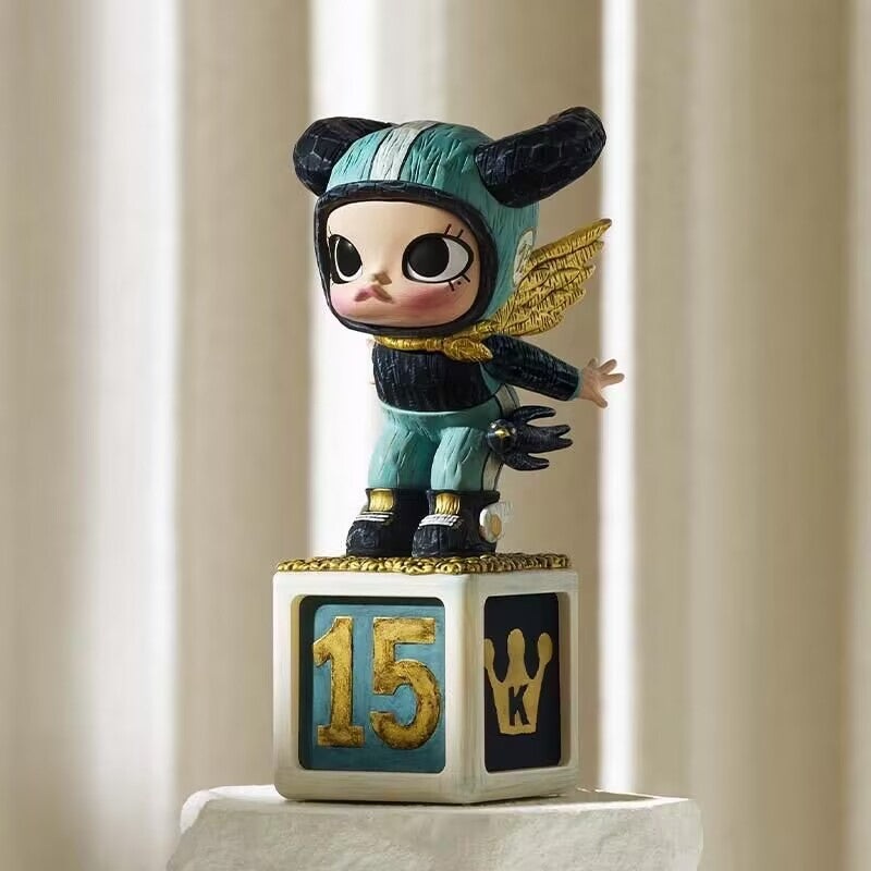 MOLLY Anniversary Statues Classical Retro 2 Series Tong Niu Fei Tian(Golden Ver.)