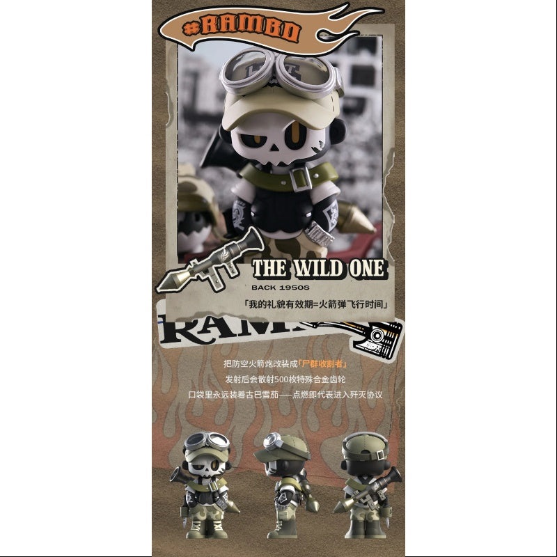 MR.BONE The Wild One Series Rambo