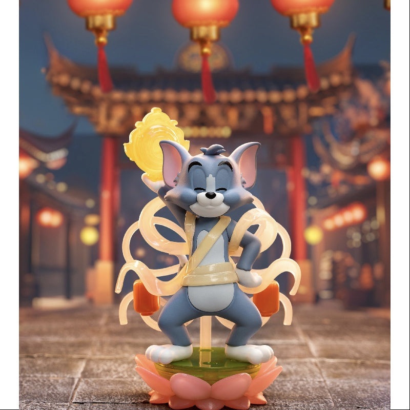 Pop Mart Tom and Jerry Forbidden Compass Series Tom in Lantern