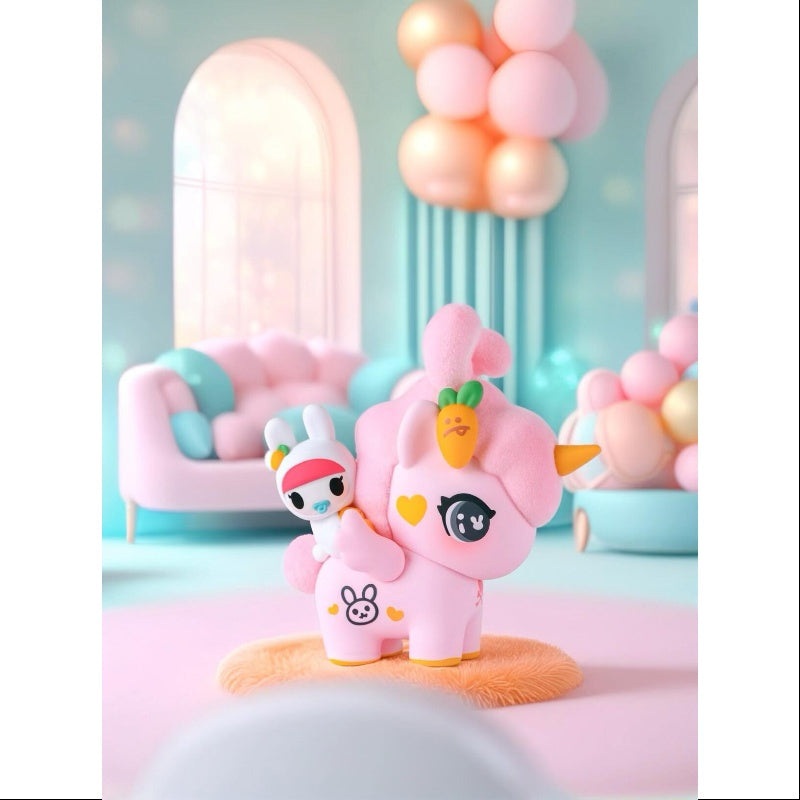 TNT SPACE X Tokidoki Chibi Style Unicorno Seasons In Bloom Series Usagi & Lil Hopper