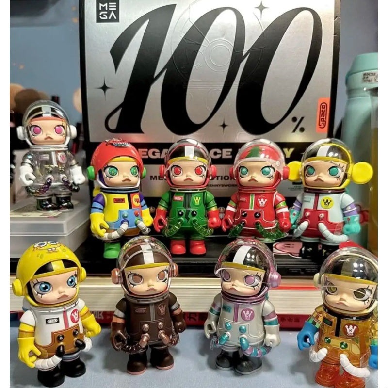SPACE MOLLY MEGA 100% Series 1 Whole Set Opened