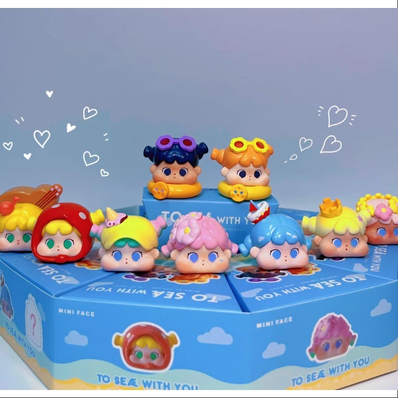 QOQO To Sea With You Mini Face Series Whole Set Opened