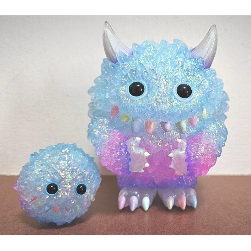 INSTINCTOY Monster Fluffy & Fluffy Set Lavender Sky LIMITEDGLITTER GID