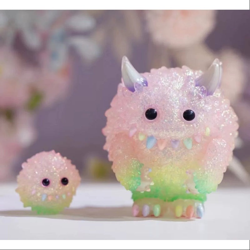INSTINCTOY Monster Fluffy & Fluffy Set Rose Green LIMITEDGLITTER GID