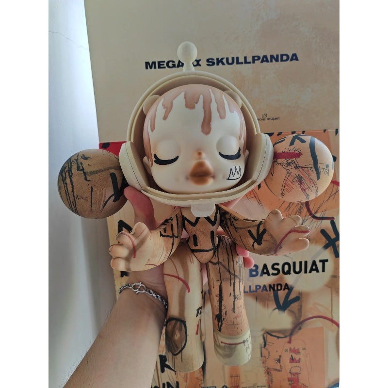 MEGA  SKULLPANDA Jean-Michel Basquiat 400% 001 Limited Figurine