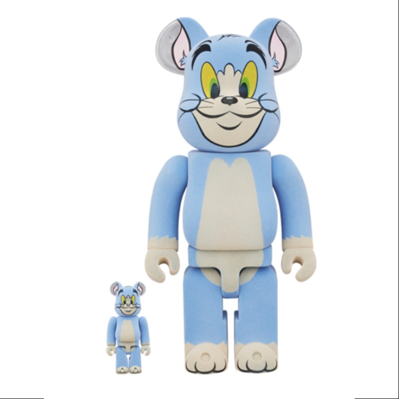 Bearbrick TomClassic Color Flocky Ver. 400% & 100% Be@rbrick 2024 Limited