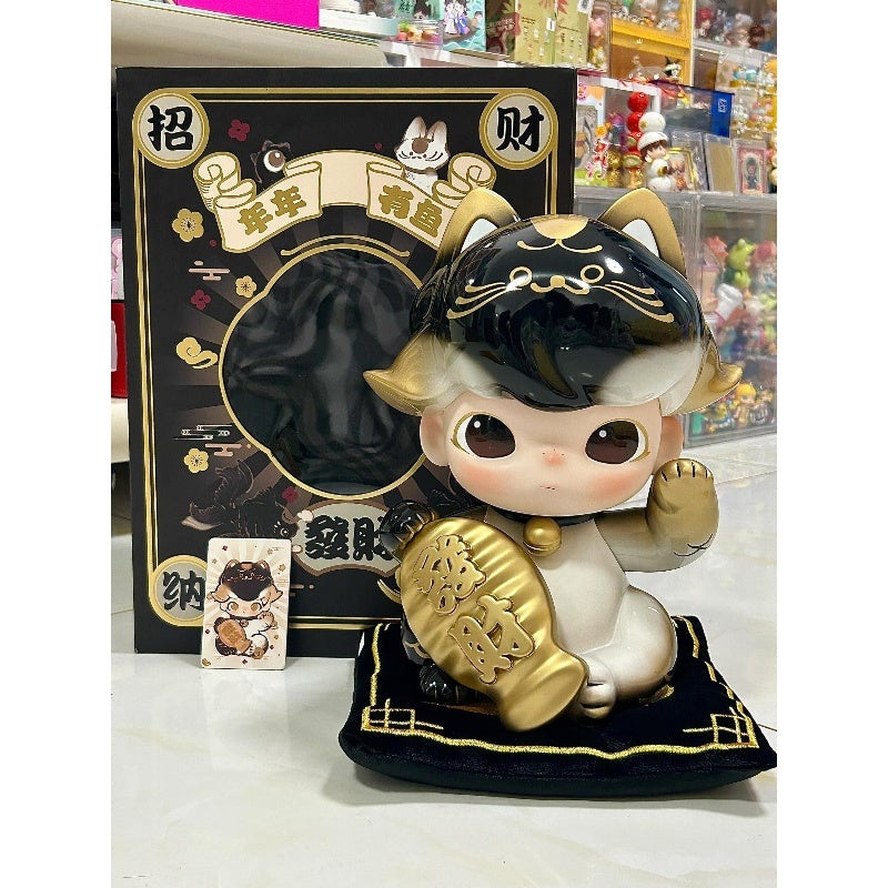 DIMOO Maneki Neko Black Carp Limited Figure