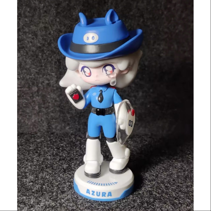 AZURA Animal Fighting Match Series Piggy Sheriff