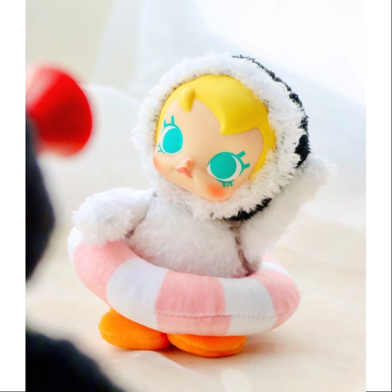 Baby MOLLY Pingu Happy Fishing Series Vinyl Plush Pendant Don’t Wanna Go Home