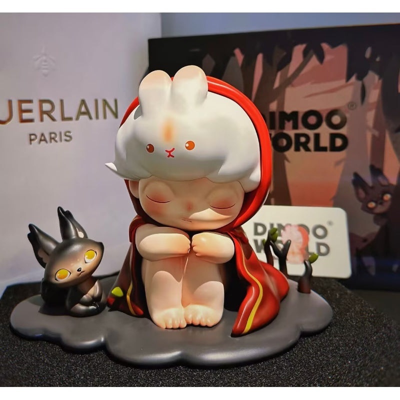 DIMOO Big Red Riding Hood & Little Grey Wolf Limited Figure