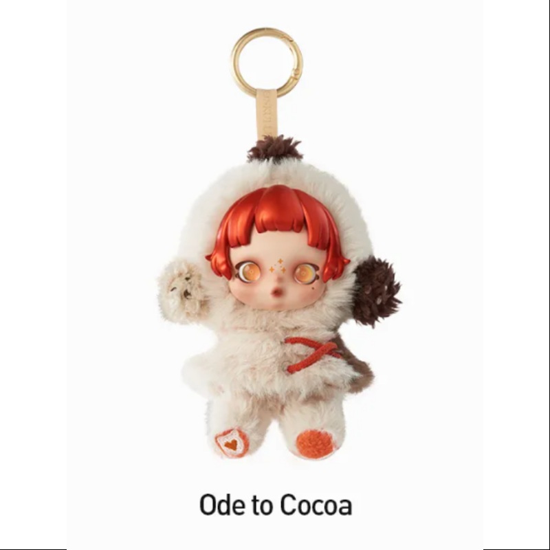 Skullpanda Winter Symphony Series Plush Pendant Ode to Cocoa