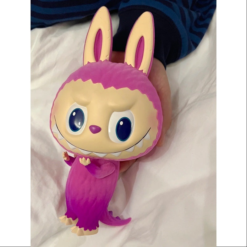 Labubu The Monsters Zimomo Fuzzy Moss Purple Figurine 2024 PTS Limited