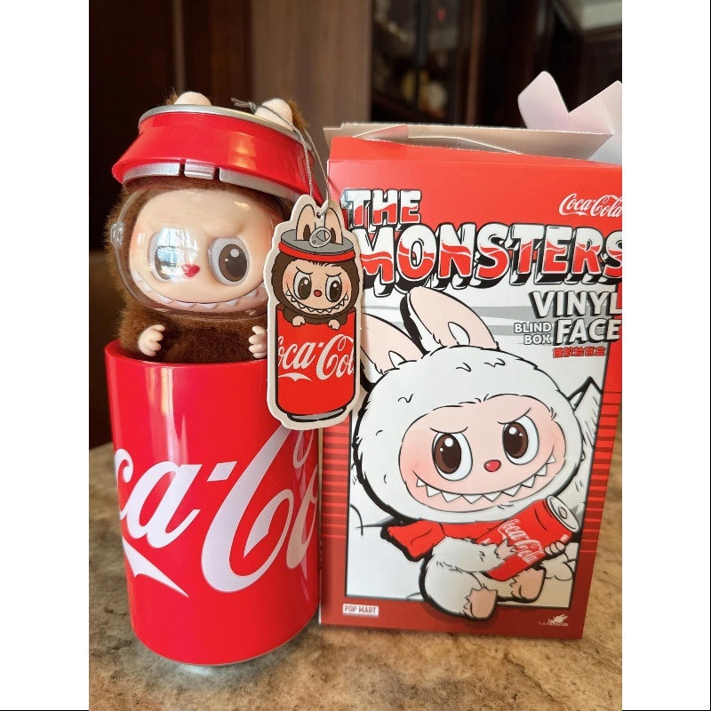 Labubu The Monsters Coca Cola Series Vinyl Face Pendant Secret Mysterious Guest(1/72)