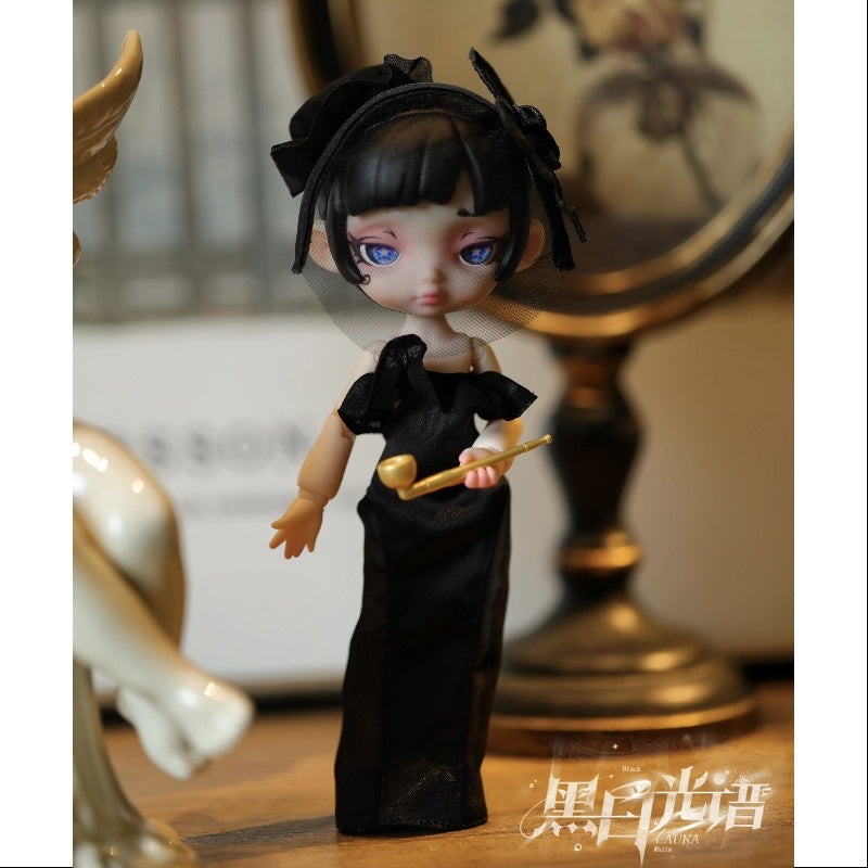 Laura Black and White Spectrum Series BJD Madame Butterfly