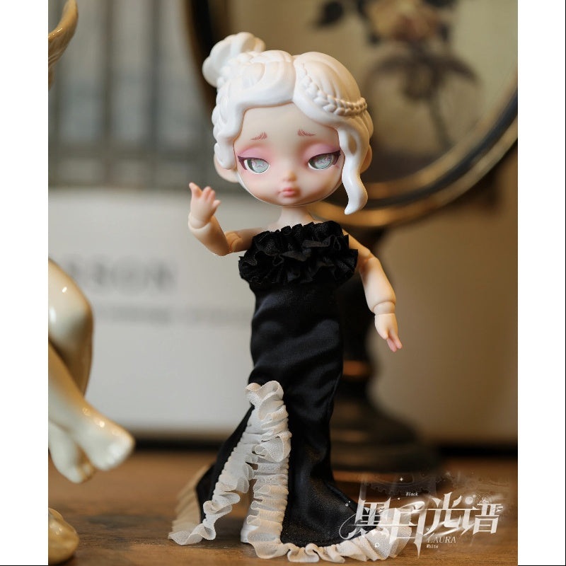Laura Black and White Spectrum Series BJD Night Fairy Tale