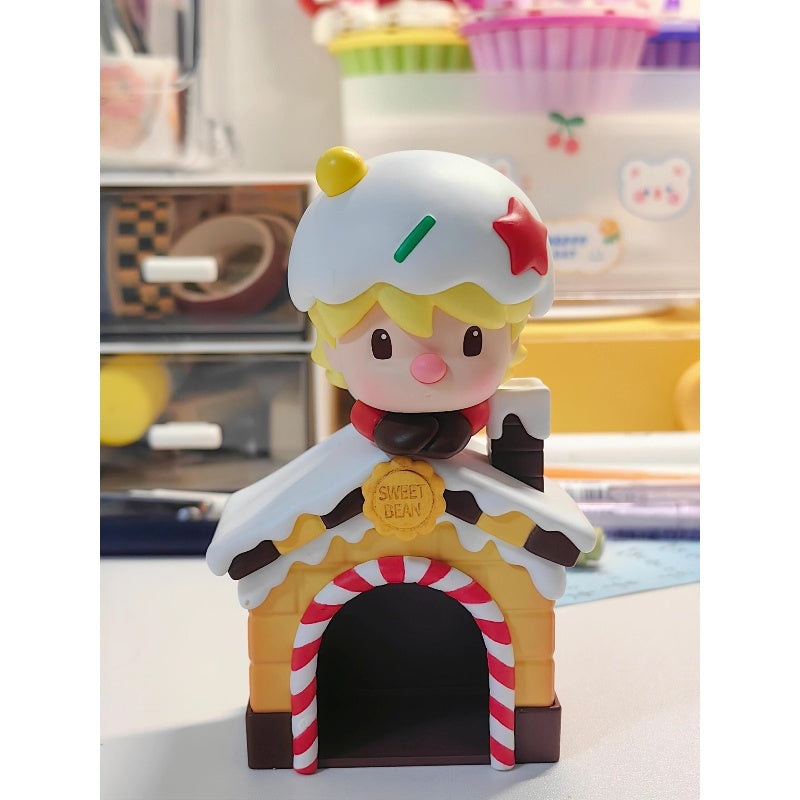 Sweet Bean Frozen Time Dessert Box Series Frosty Gingerbread House