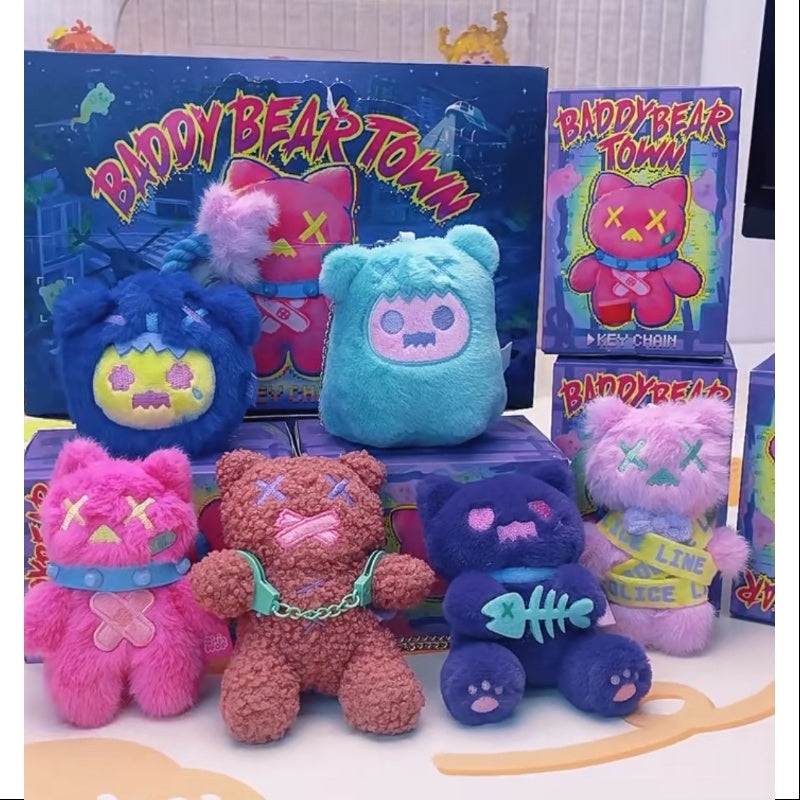 ShinWoo Baddy Bear Town Series Plush Whole Set Opened