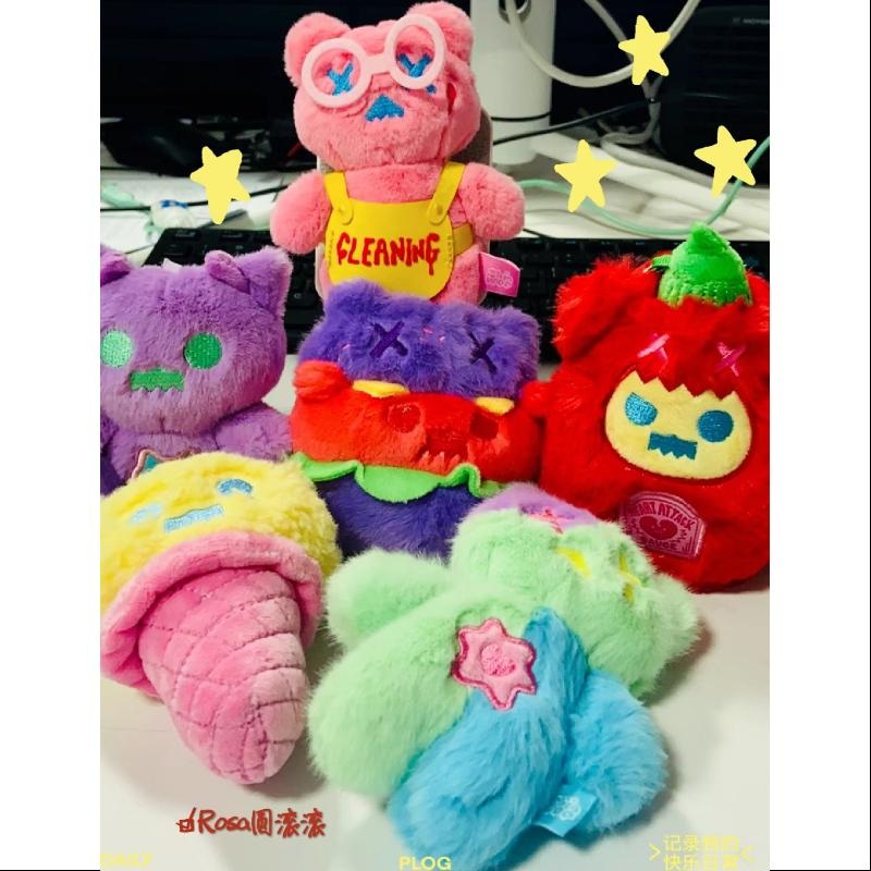 ShinWoo Ghost Diner Series Plush Whole Set Opened