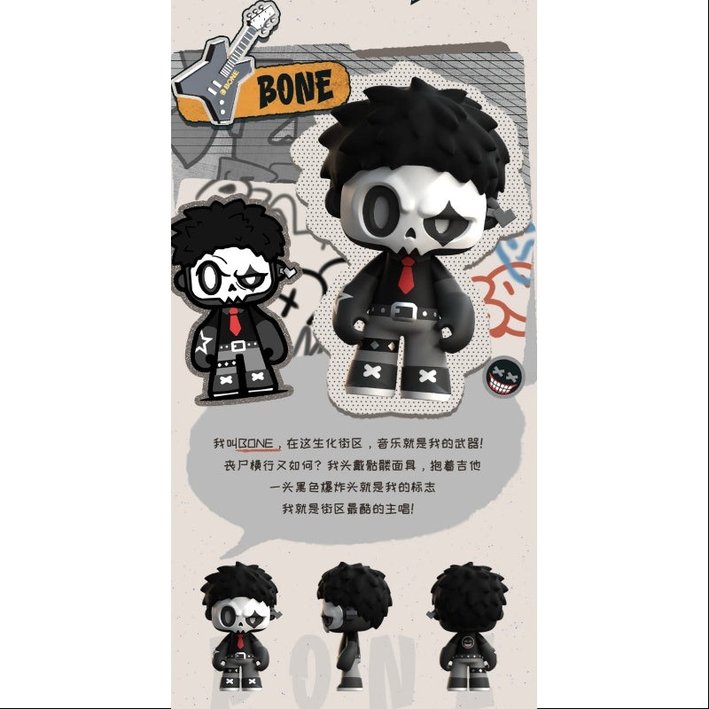 MR.BONE Junior 2.0 Zombies Block Series Whole Set Opened