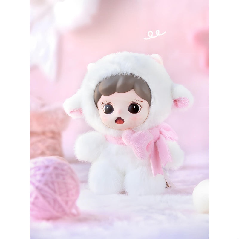 Baby Zoraa Fluffy Cabin Series Vinyl Plush Milky Sheep