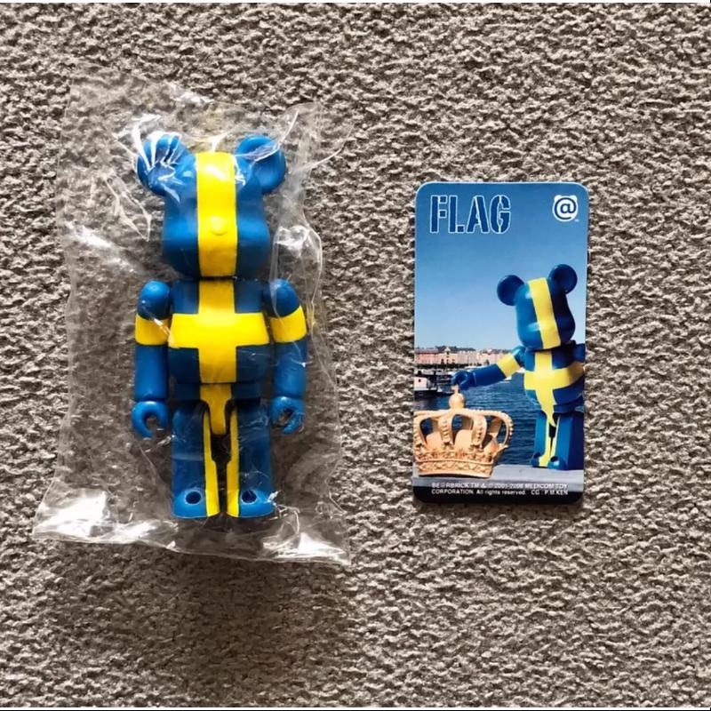 Bearbrick Series 16 FLAG Sweden 100%