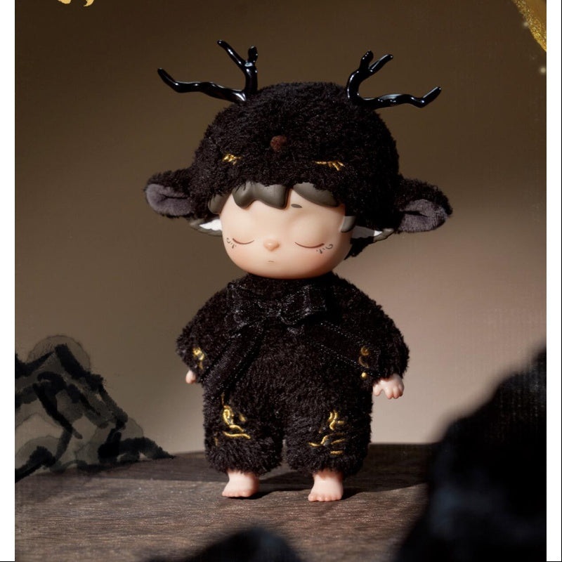 MIMI Leisurely Elf Series Vinyl Plush Pendant Cool Dark Deer
