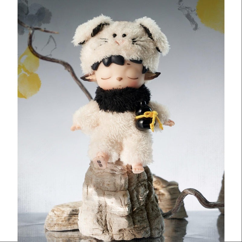 MIMI Leisurely Elf Series Vinyl Plush Pendant Downy Mouse